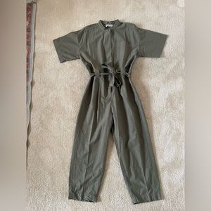 Army green jumpsuit - Everlane size 12